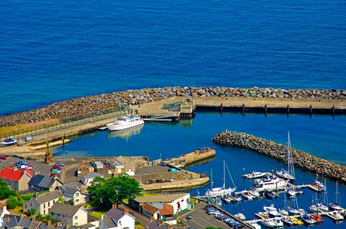 Ballycastle marina glens causeway